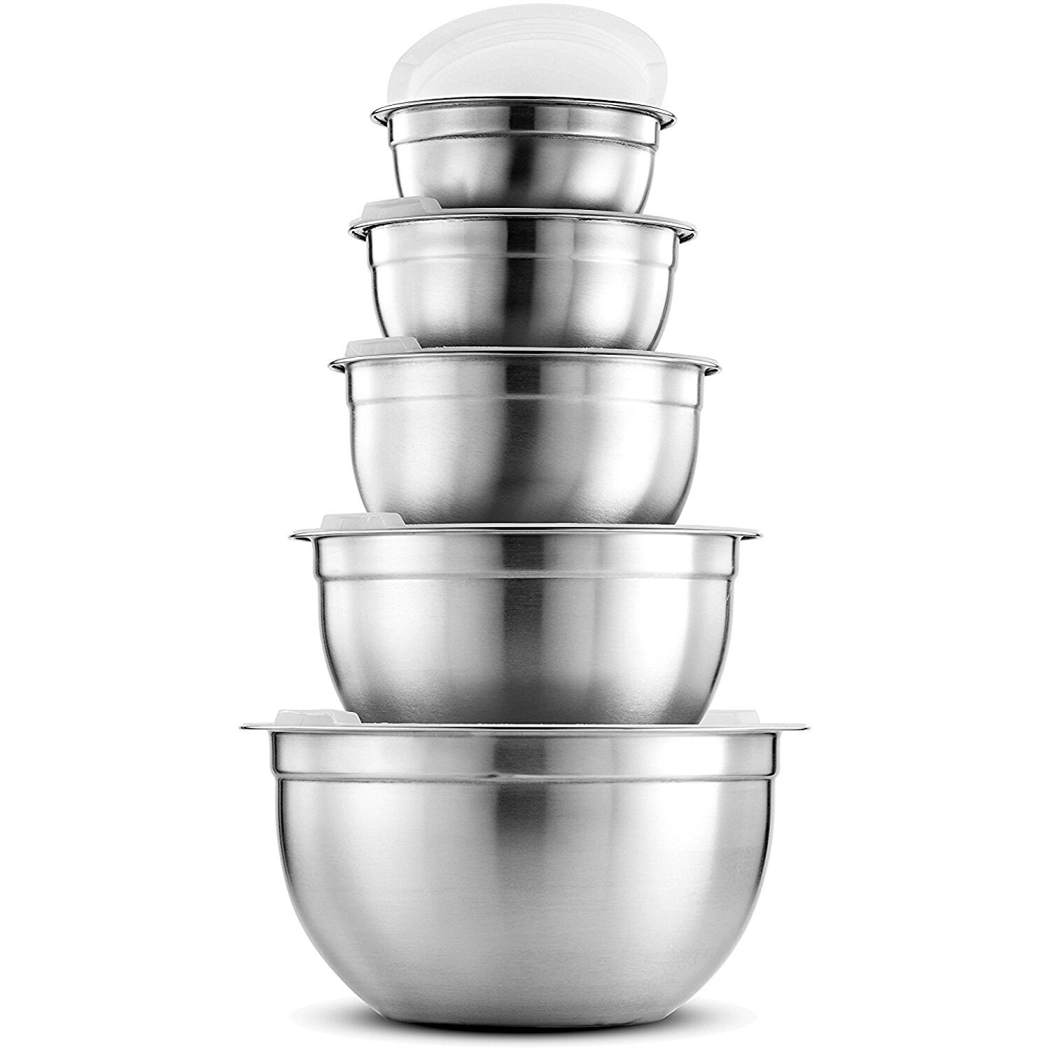 best stainless steel mixing bowls with lids