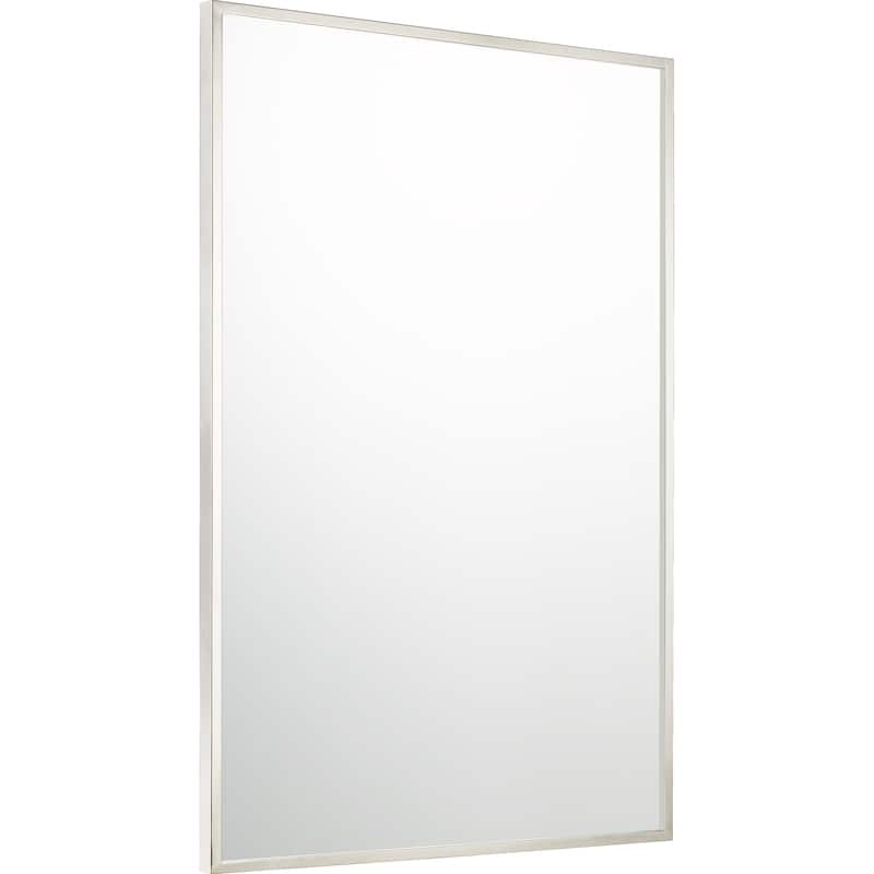 Quoizel Lockport Steel Glass Reflections Mirror