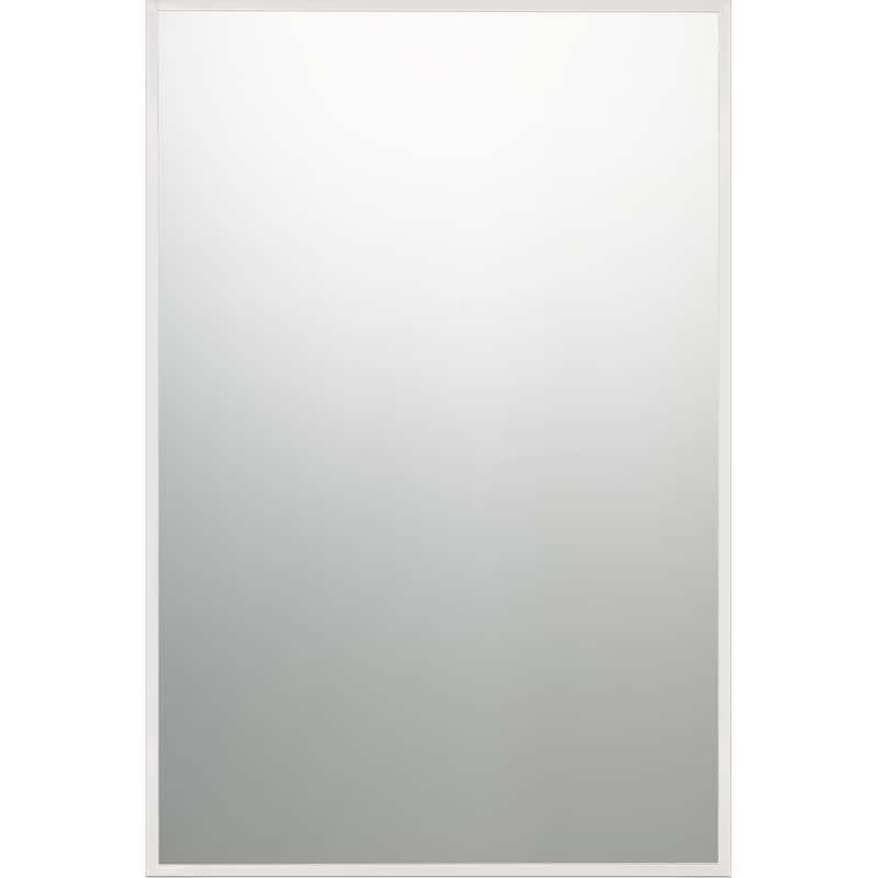 Quoizel Lockport Steel Glass Reflections Mirror - Chrome Finish