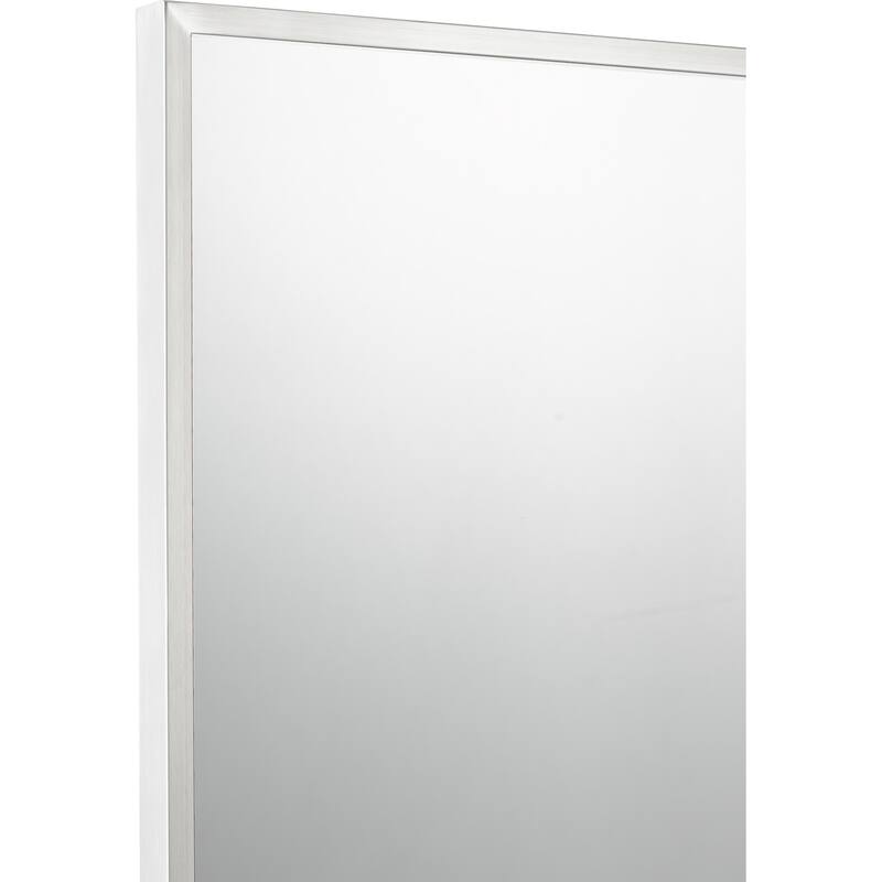 Quoizel Lockport Steel Glass Reflections Mirror