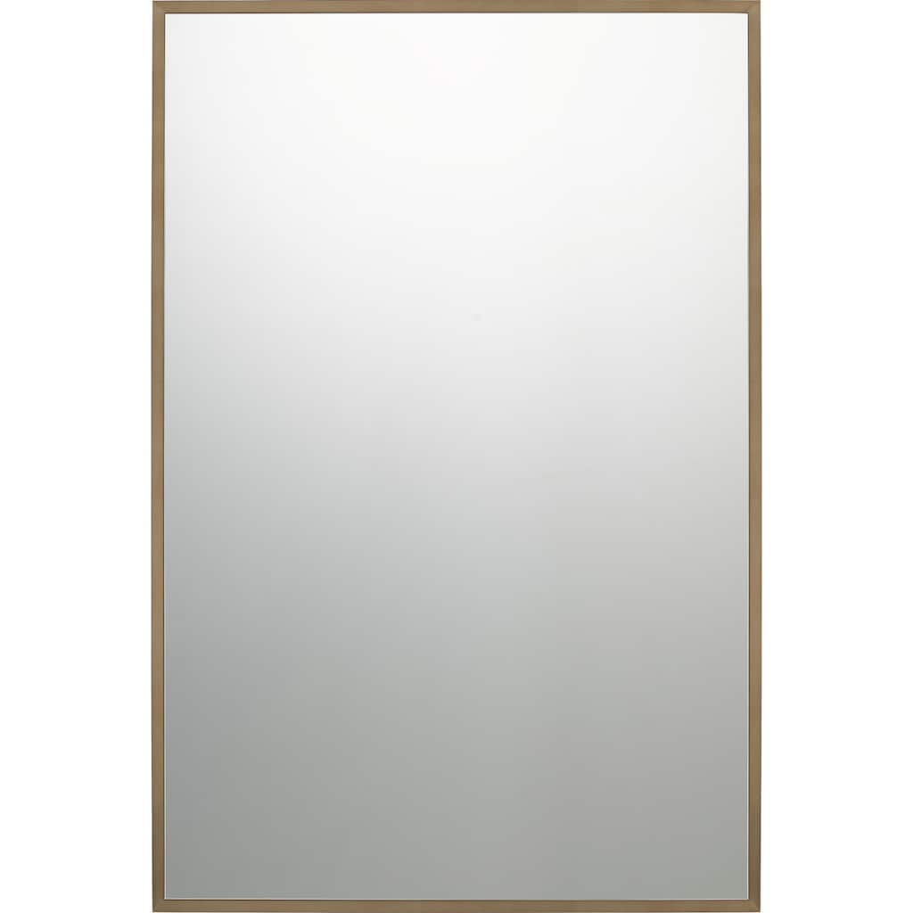 Quoizel Lockport Steel Glass Reflections Mirror