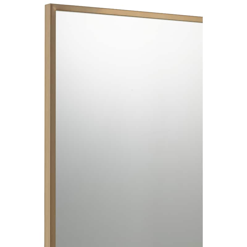 Quoizel Lockport Steel Glass Reflections Mirror