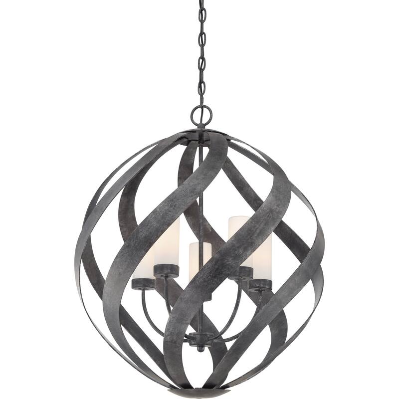Quoizel Blacksmith Old Black 5-light Pendant