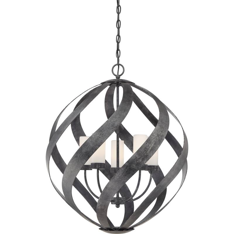 Quoizel Blacksmith Old Black 5-light Pendant