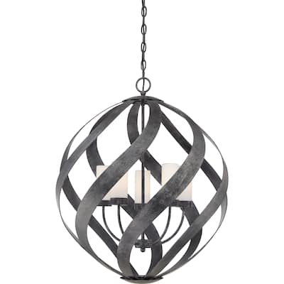Quoizel Blacksmith Old Black 5-light Pendant