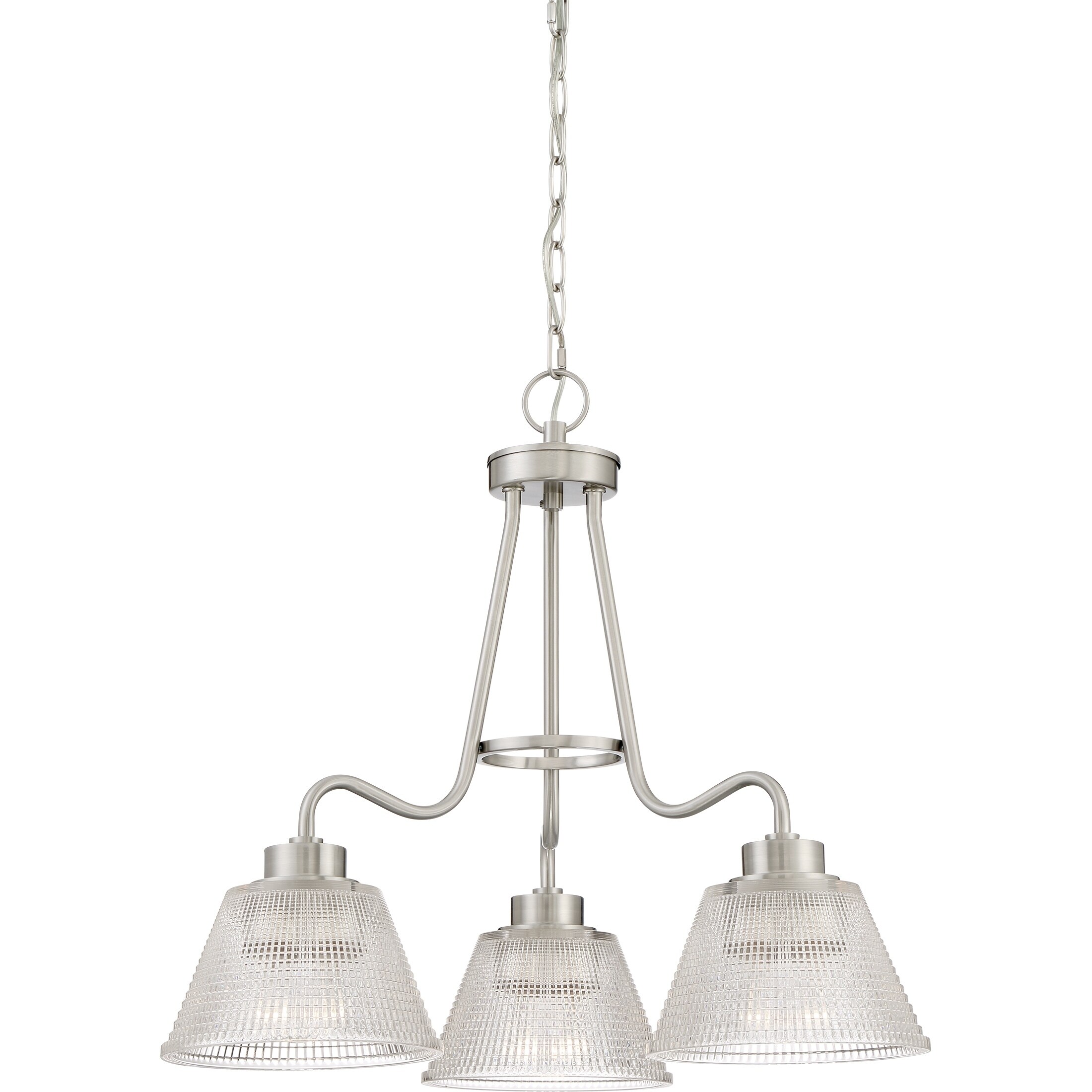 Quoizel Ardmore Brushed Nickel 3-light Dinette Chandelier (A19) - Chandeliers For Bedrooms by Overstock.com
