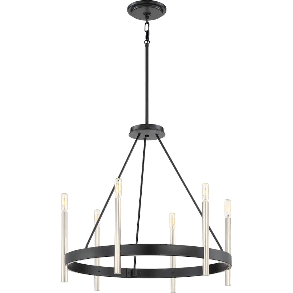Quoizel Anthem Mystic Black 6-light Chandelier