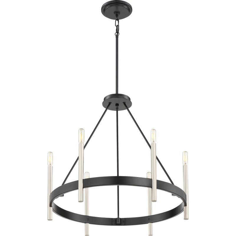 Quoizel Anthem Mystic Black 6-light Chandelier