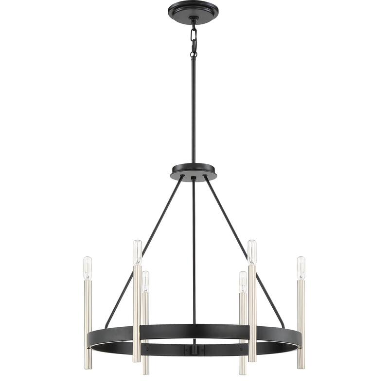 Quoizel Anthem Mystic Black 6-light Chandelier