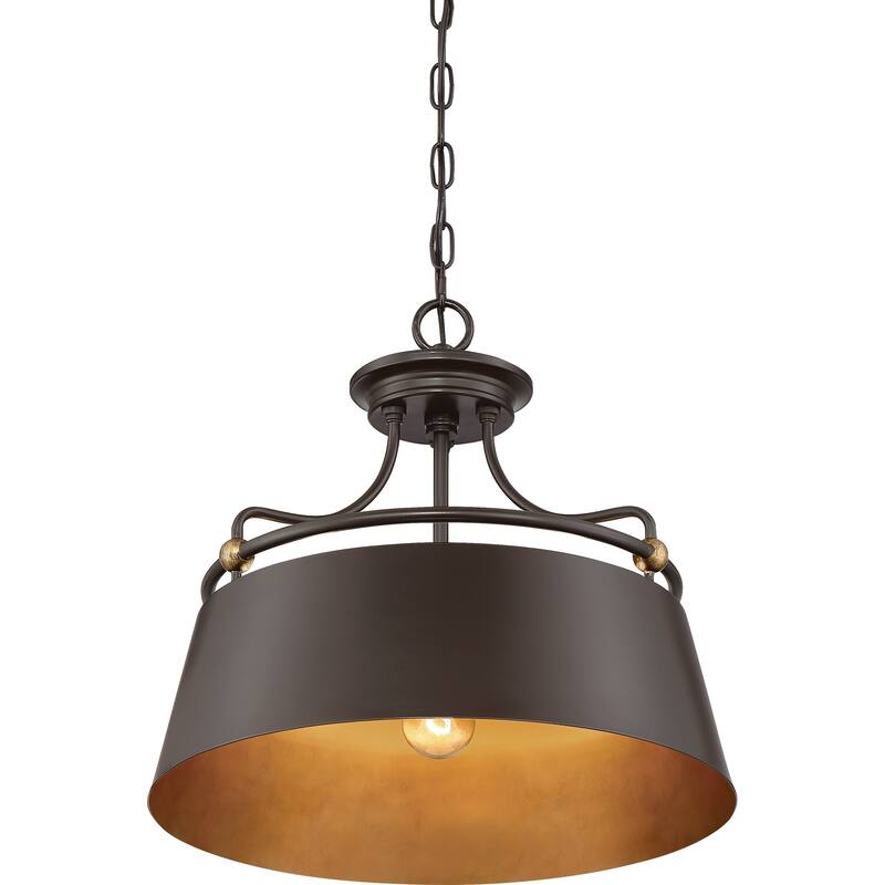 Quoizel Fairview Western Bronze 3-light Pendant