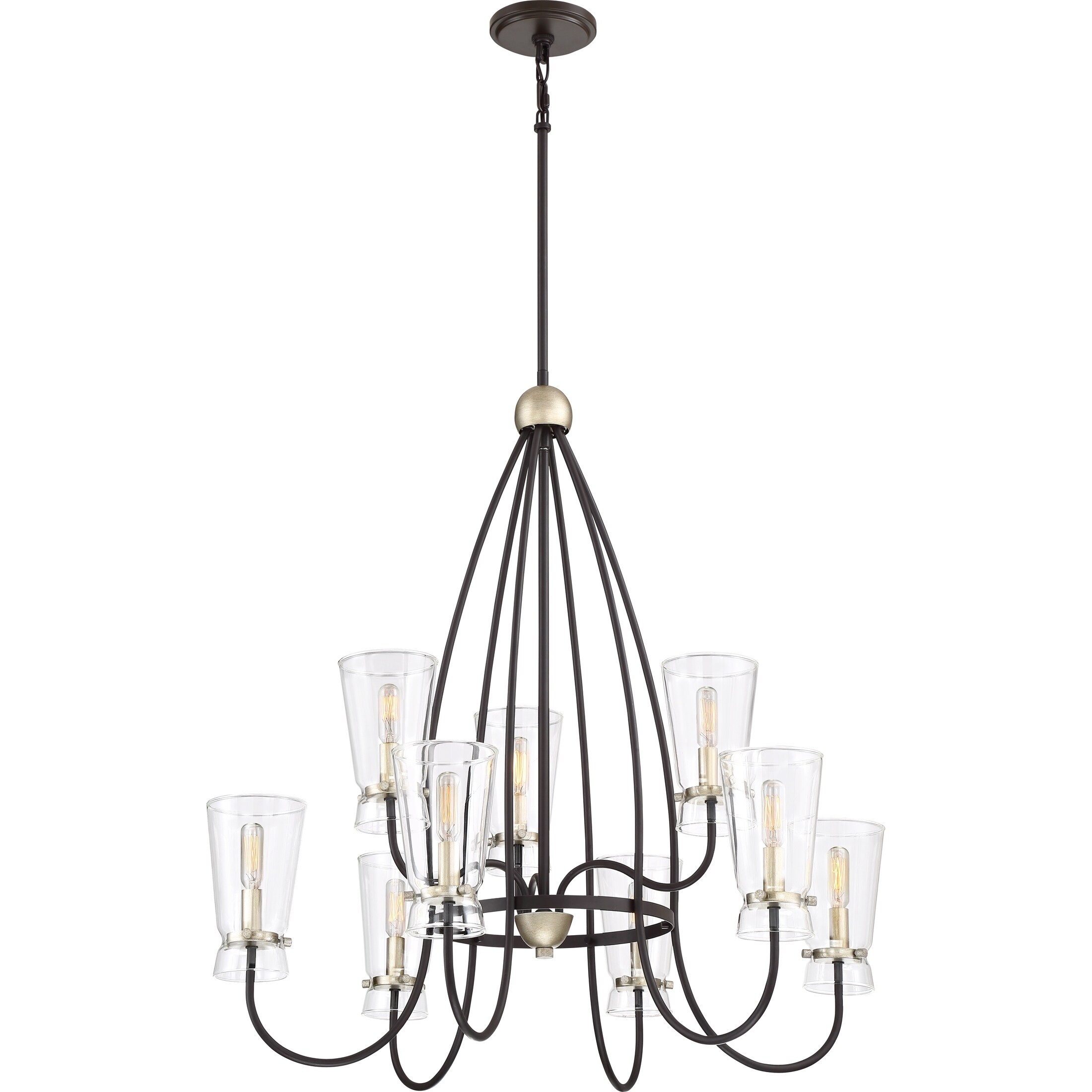 Quoizel Midnight Western Bronze 9-light Chandelier - Chandeliers For Bedrooms by Overstock.com