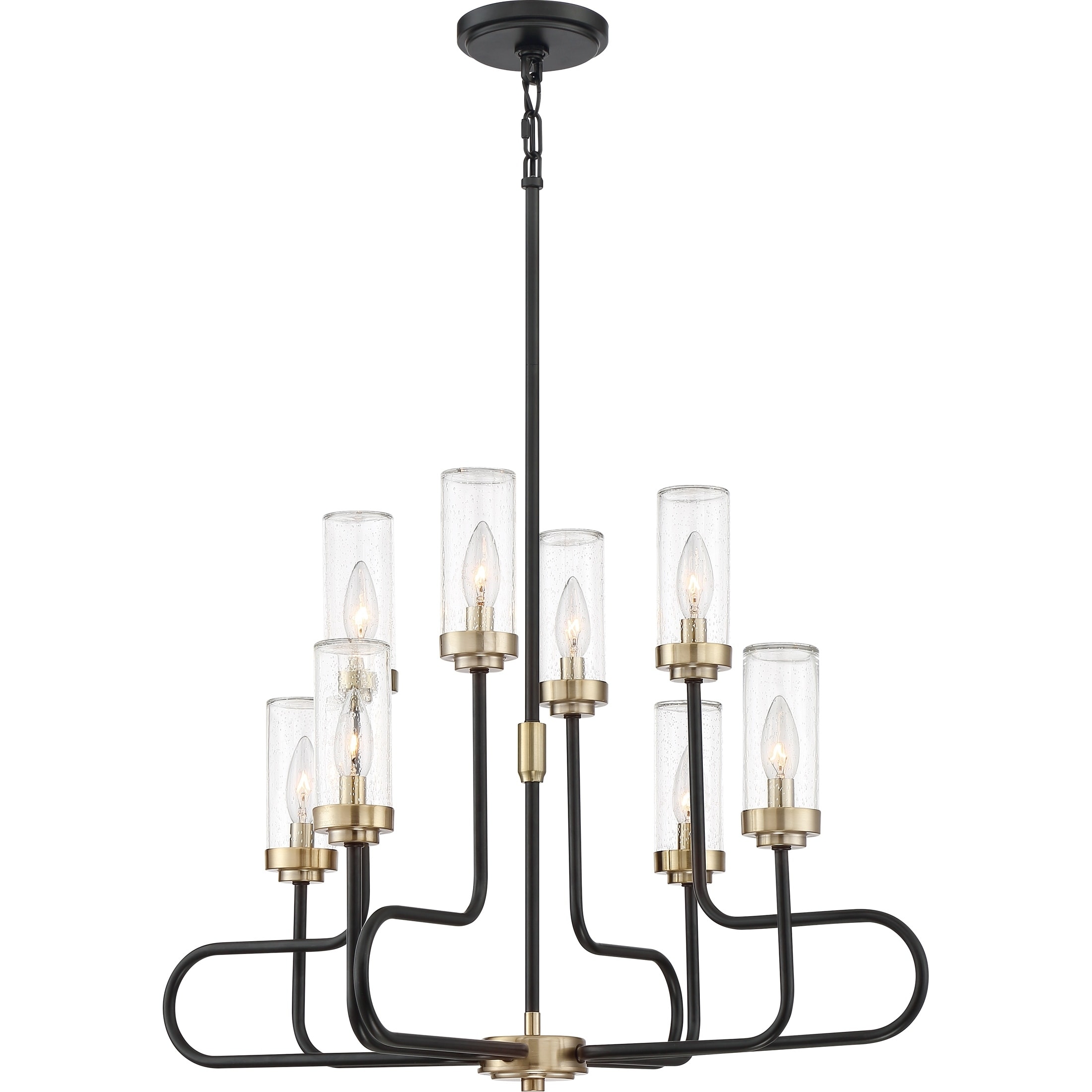 Quoizel Tenor Earth Black 8-light Chandelier - Chandeliers For Bedrooms by Overstock.com
