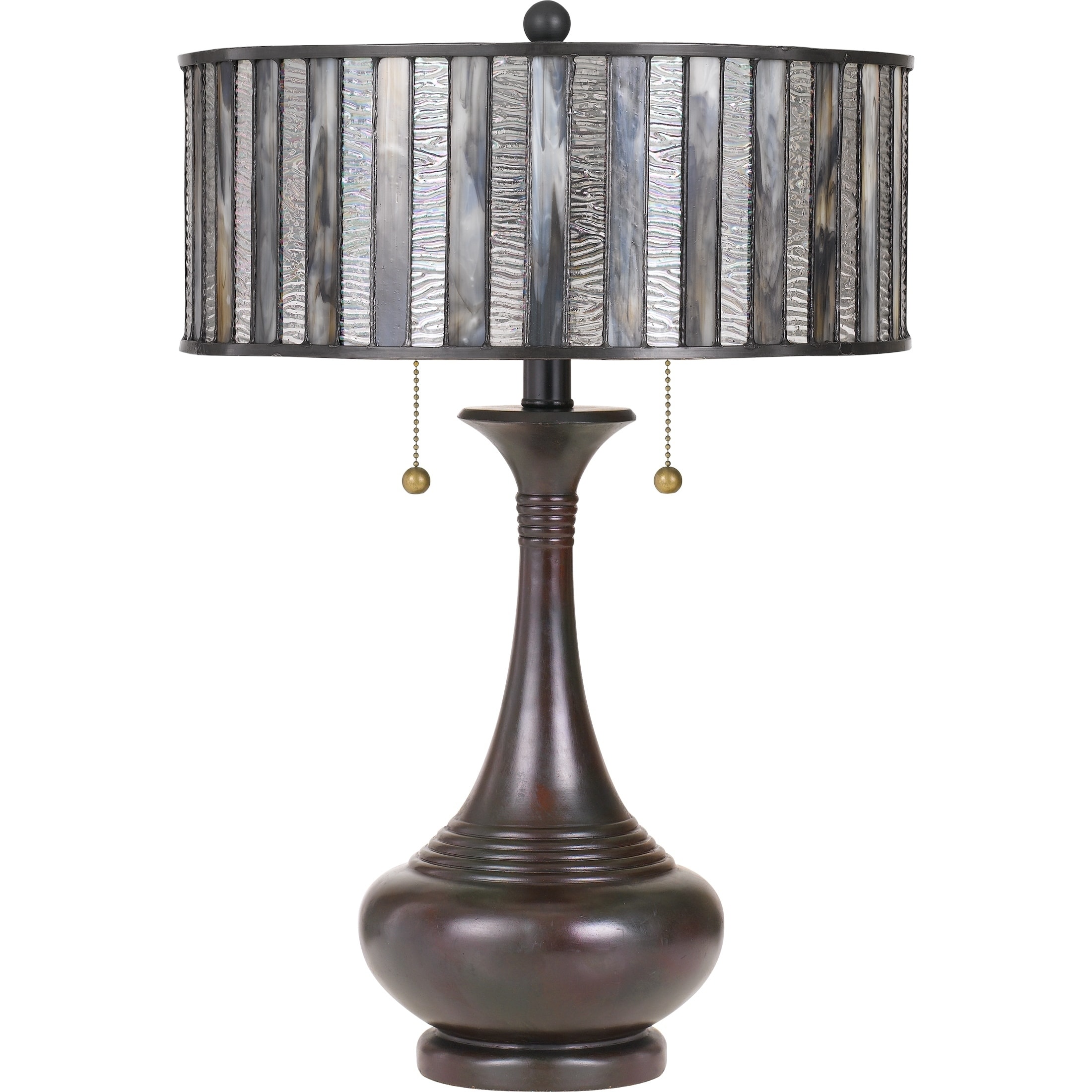 Quoizel Roland Valiant Bronze Tiffany Table Lamp Quoizel Roland Valiant Bronze Tiffany Table Lamp