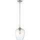 preview thumbnail 3 of 2, Quoizel Towne Brushed Nickel Mini Pendant