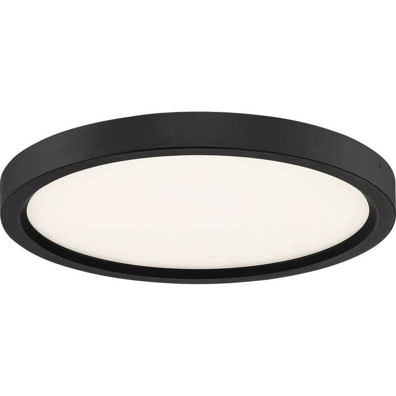 Quoizel Outskirt Aluminum 15-watt Flush Mount