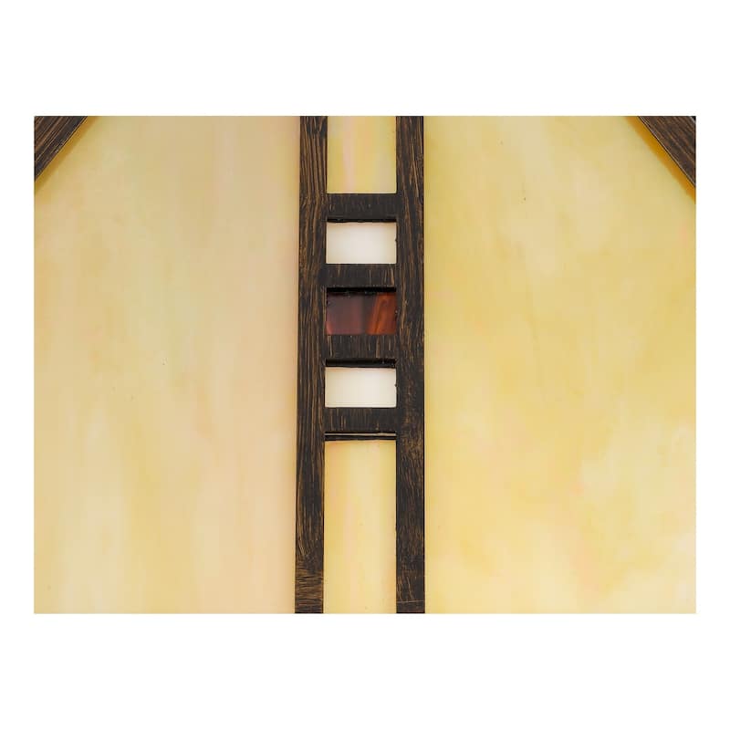 Quoizel Fulton Brown Tiffany Table Lamp