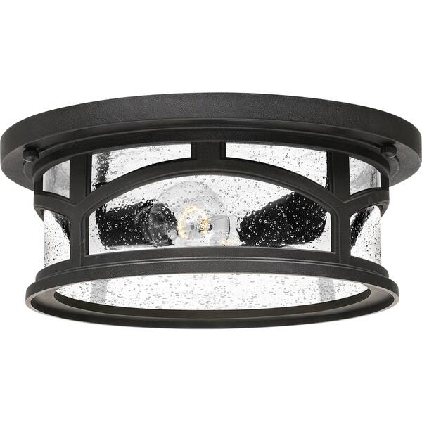 Quoizel Marblehead 10.25-in W Fresco Outdoor Flush Mount Light