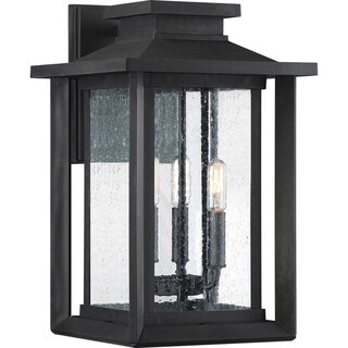 Quoizel Wakefield Earth Black 60-watt Wall Lantern