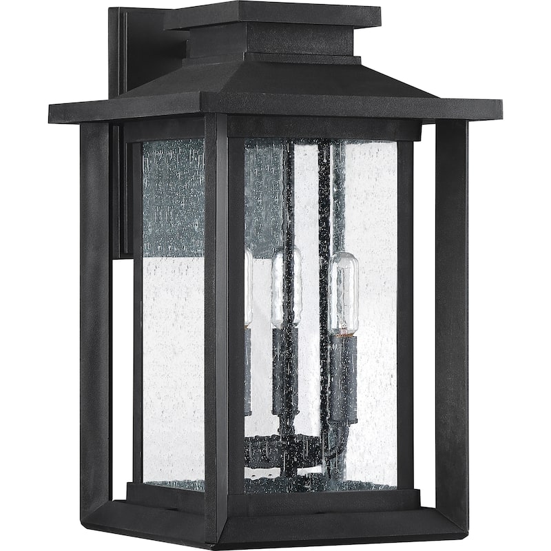 Quoizel Wakefield Earth Black 60-watt Wall Lantern