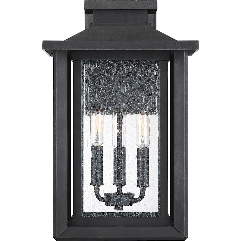 Quoizel Wakefield Earth Black 60-watt Wall Lantern