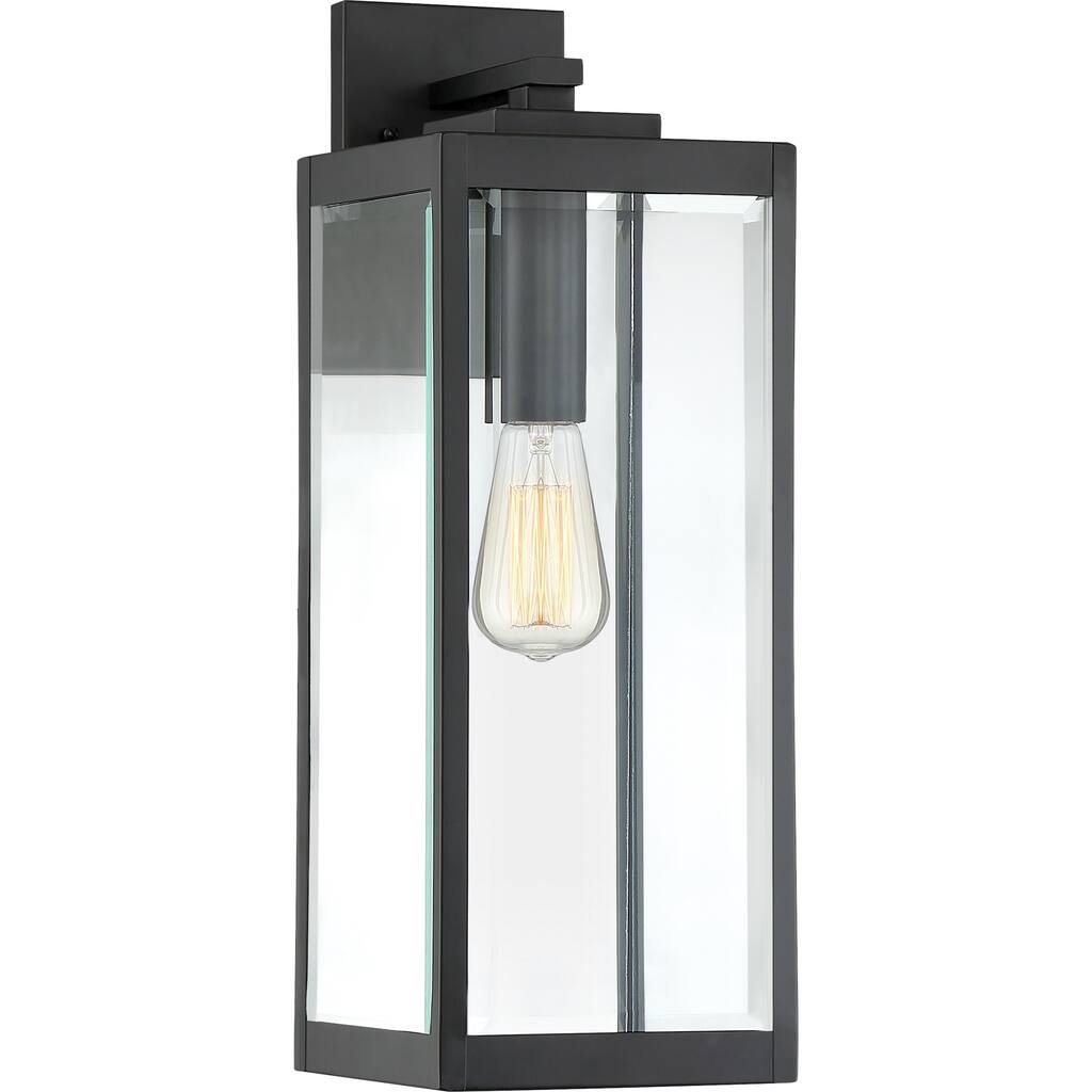 Carbon Loft Truman Black 150-watt Wall Lantern