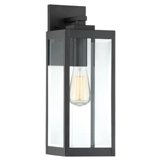 Quoizel Westover Earth Black 100-watt Wall Lantern
