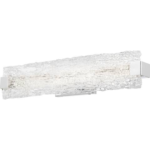 Quoizel Platinum Winter Polished Chrome 24-inch Bath Light