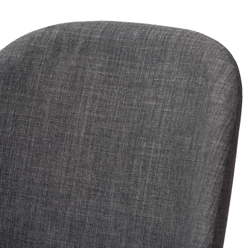 Mid-Century Fabric Upholstered Dining Chair Set by Baxton Studio