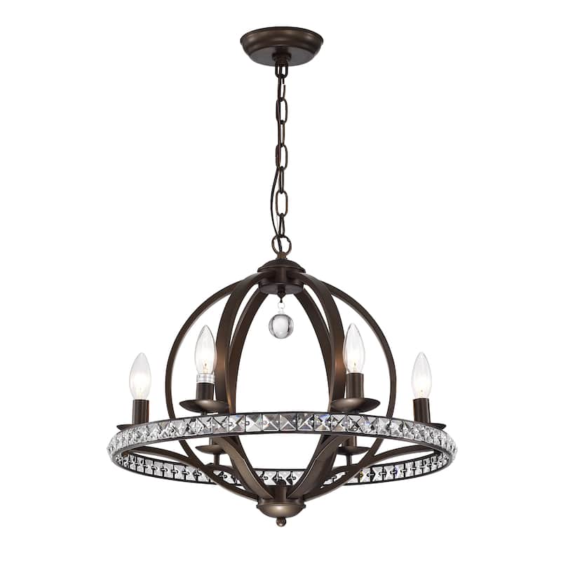 Lovi 6-light Antique Bronze Pendant Lamp