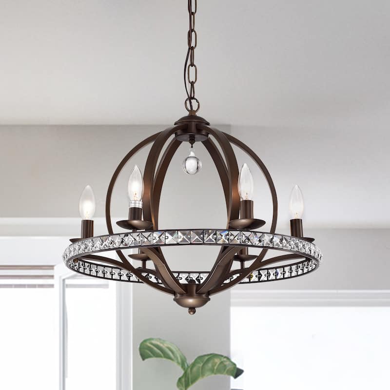 Lovi 6-light Antique Bronze Pendant Lamp