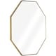 preview thumbnail 1 of 9, American Art Decor Gold Octagon Framed Wall Vanity Infinity Mirror - A