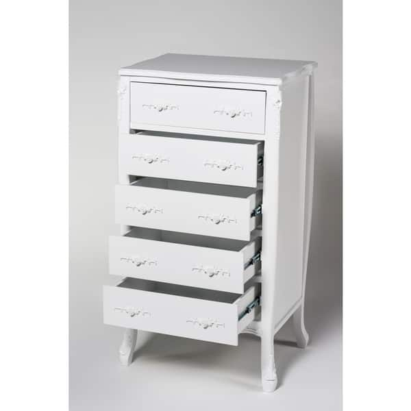 Shop White Label 5 Drawer Dresser Free Shipping Today