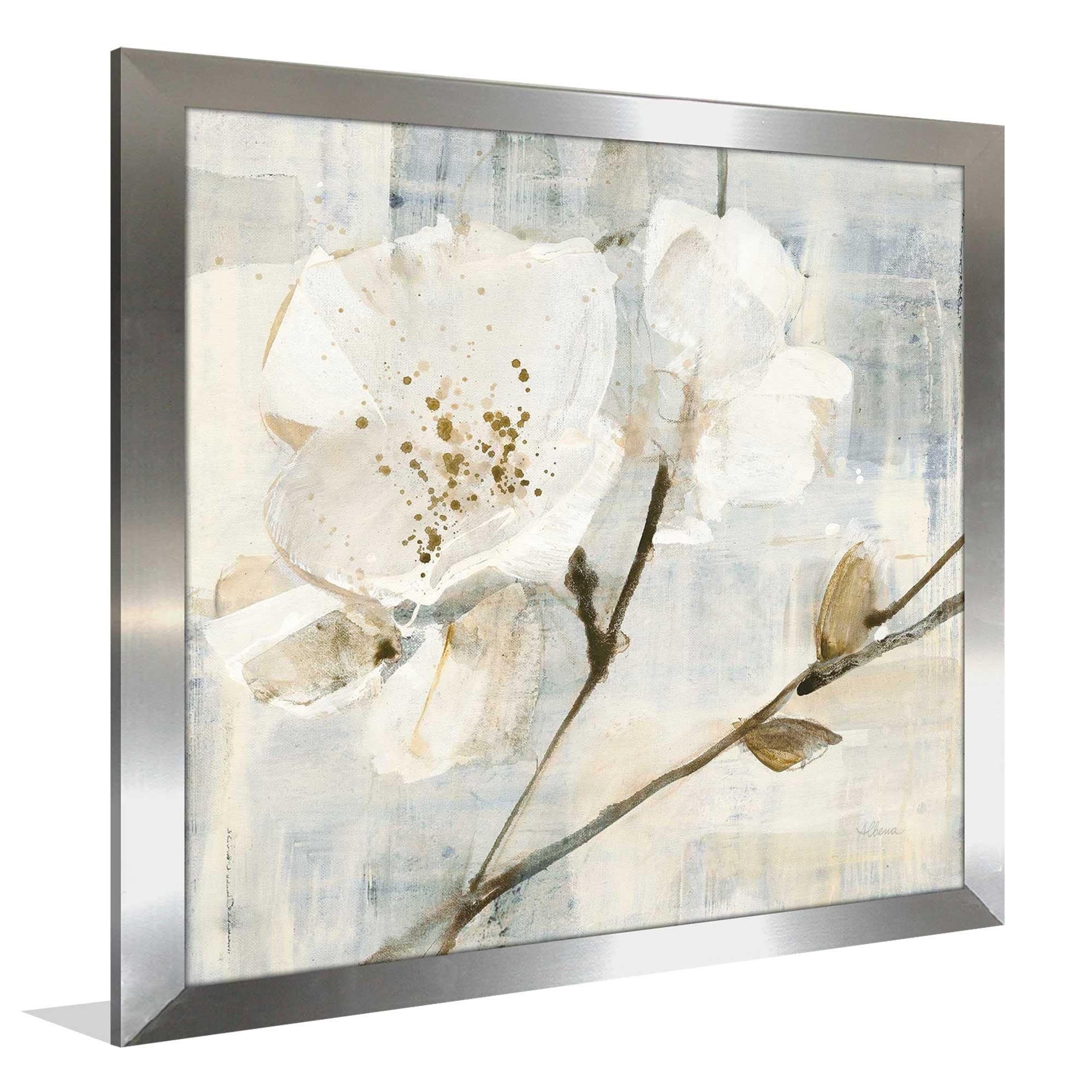 Acrylic Glass Wall Art /'Silver Spring I/' by Albena Hristova
