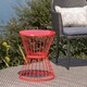 Lassen Outdoor 16-inch Round Side Table by Christopher Knight Home - Thumbnail 6