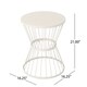 preview thumbnail 20 of 19, Lassen Hand-crafted Iron Side Table by Christopher Knight Home