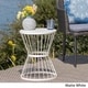 Lassen Outdoor 16-inch Round Side Table by Christopher Knight Home - Thumbnail 5