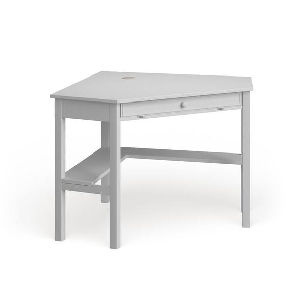 Shop Porch Den Crescent White Birch Corner Desk Overstock