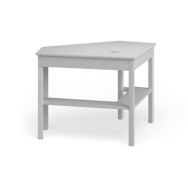 Shop Porch Den Crescent White Birch Corner Desk Overstock