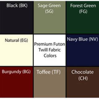 6-inch Thick Twill Futon Mattress (Twin, Full, or Queen)