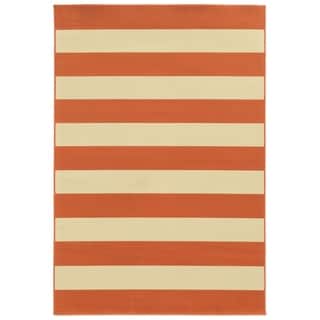 Outdoor Rugs Area For Less Havenside Home Madisonville Indoor Outdoor Stripe Rug 5 3 X
