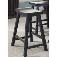 The Gray Barn Grove Black Sawhorse Barstool