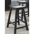The Gray Barn Grove Black Sawhorse Barstool