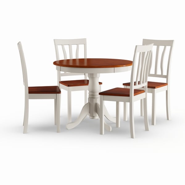 Copper Grove Sedgman Ermilk And Cherry Kitchen Table Copper Grove Sedgman Ermilk And Cherry Kitchen Table Chair 5 Piece Dining Set Free Shipping Today 20470155