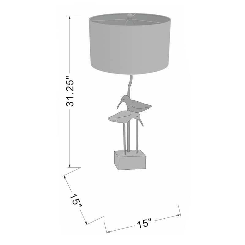 Livabliss Mannheim Contemporary Table Lamp
