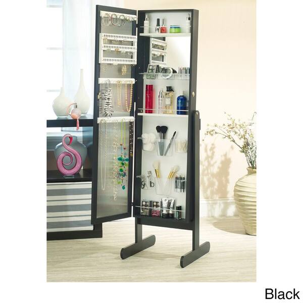 Shop Mirrotek Everything Jewelry And Makeup Organizational Armoire