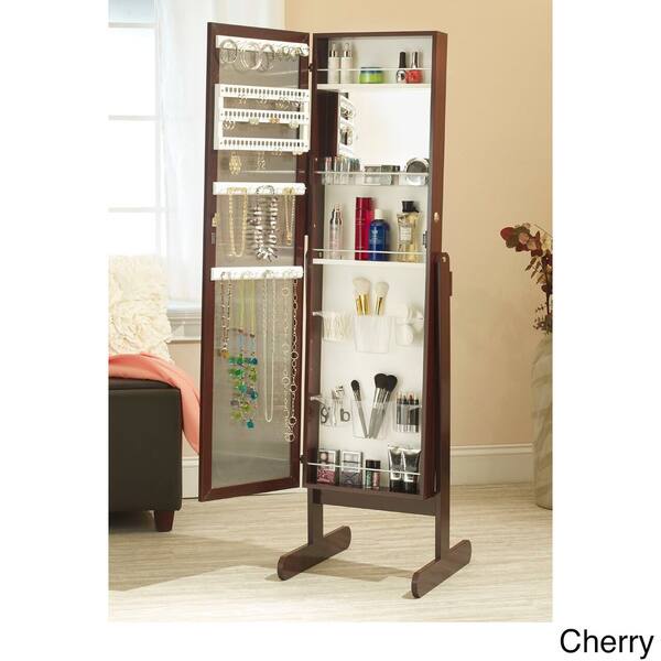 Shop Mirrotek Everything Jewelry And Makeup Organizational Armoire