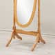 Roundhill Furniture Copper Grove Monks Hood Traditional Wooden Floor Cheval Mirror
