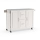preview thumbnail 6 of 24, Homestyles Dolly Madison Wood Kitchen Cart with Stainless Steel Top