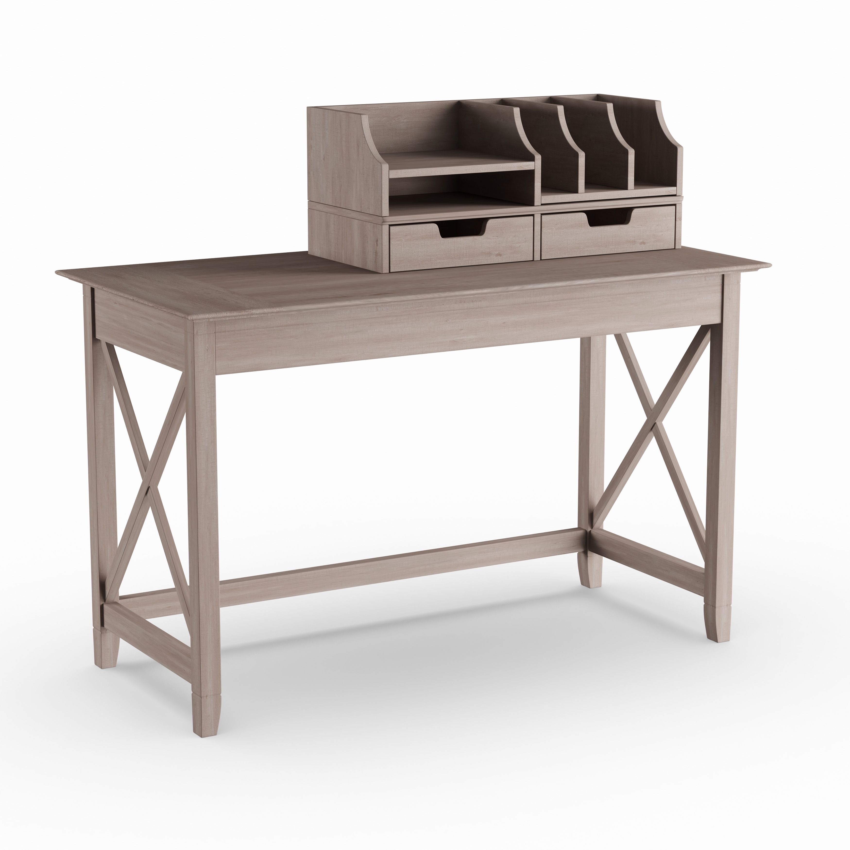 Shop The Gray Barn Byrnes Washed Grey 48 Inch Writing Desk With