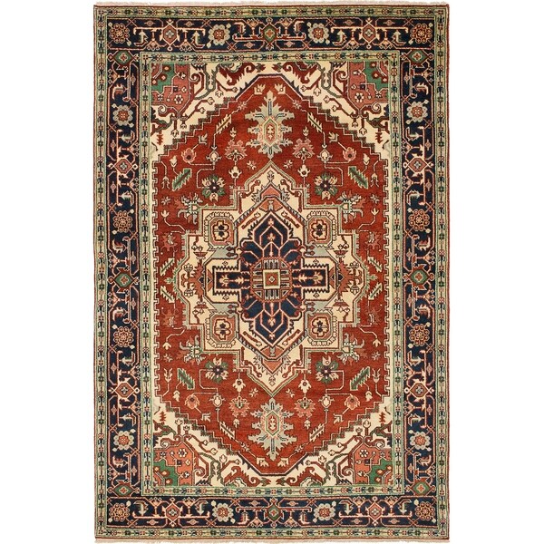 Hand-knotted Serapi Heritage Red Wool Rug - Overstock ... (600 x 600 Pixel)